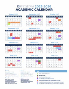 SDP Academic Calendar SY 25-26